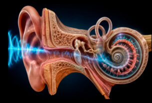 imagen 3d del oido