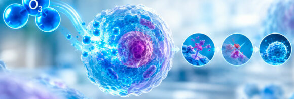 imagen 3d mecanismo de accion ozonoterapia