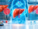 imagen 3d comparativa del higado ,enfermo y sano
